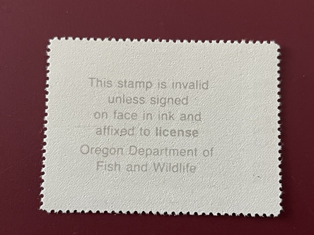 1988 OREGON WATERFOWL STAMP MNH
