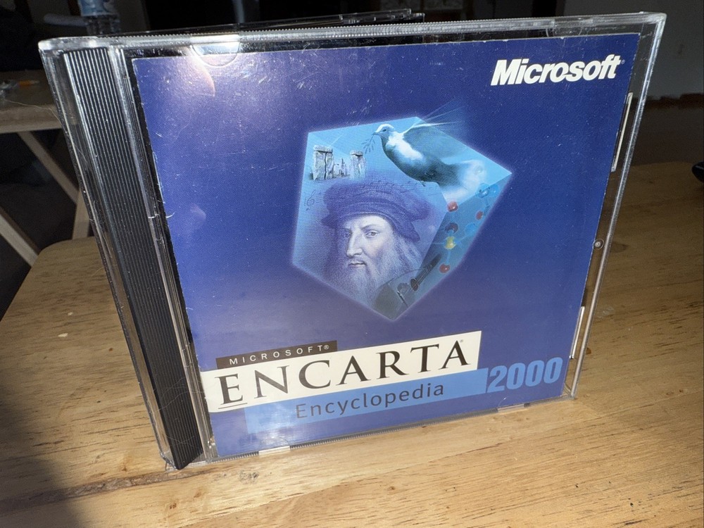 Microsoft Encarta Encyclopedia 2000 CD for PC