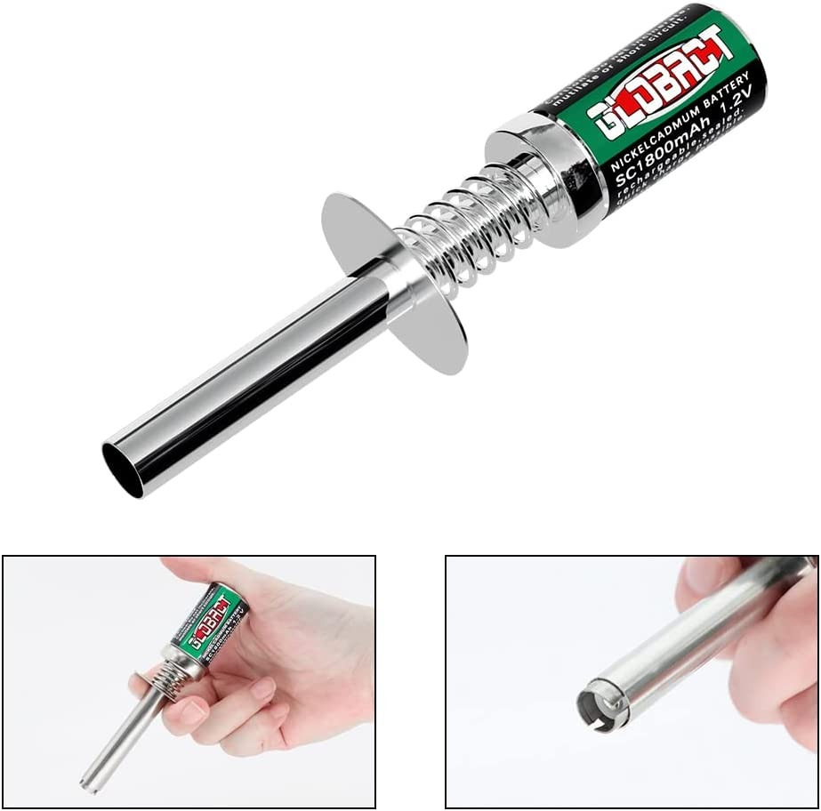 RC Nitro Starter Glow Plug Igniter Charger Tools Fuel Bottle Combo for Redcat HS