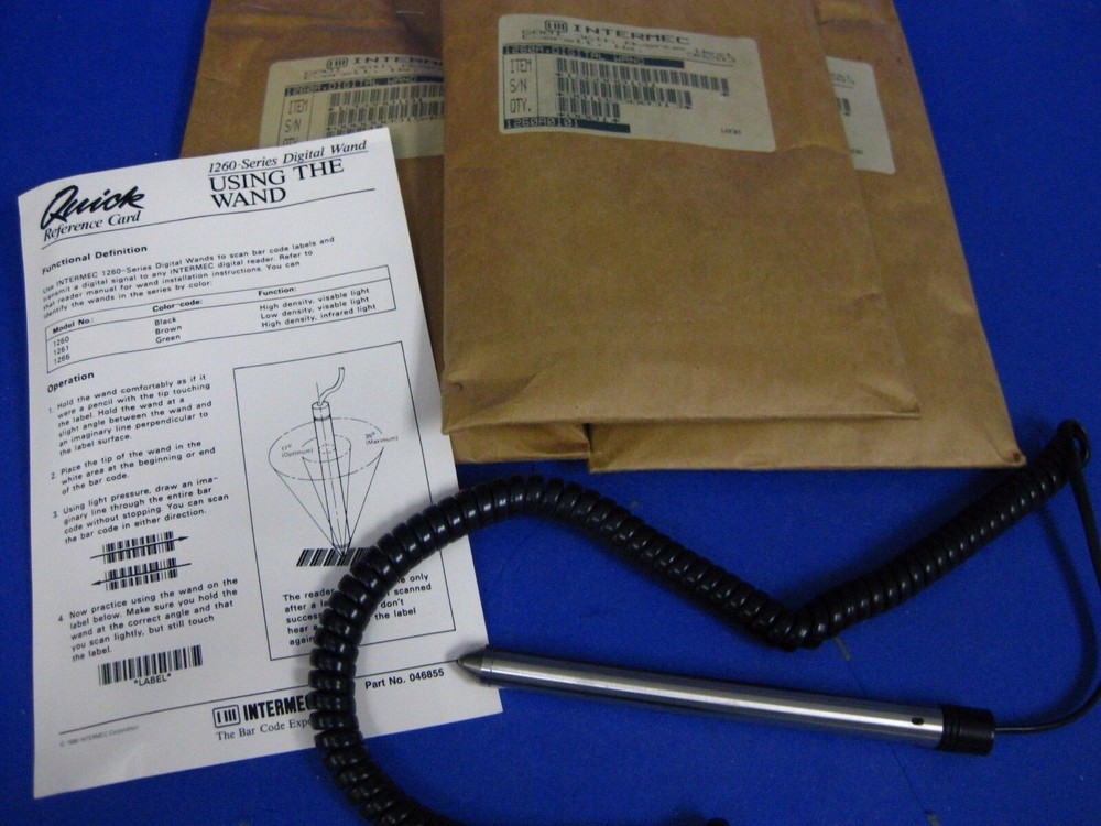 Intermec 1260 Digital Barcode Wand