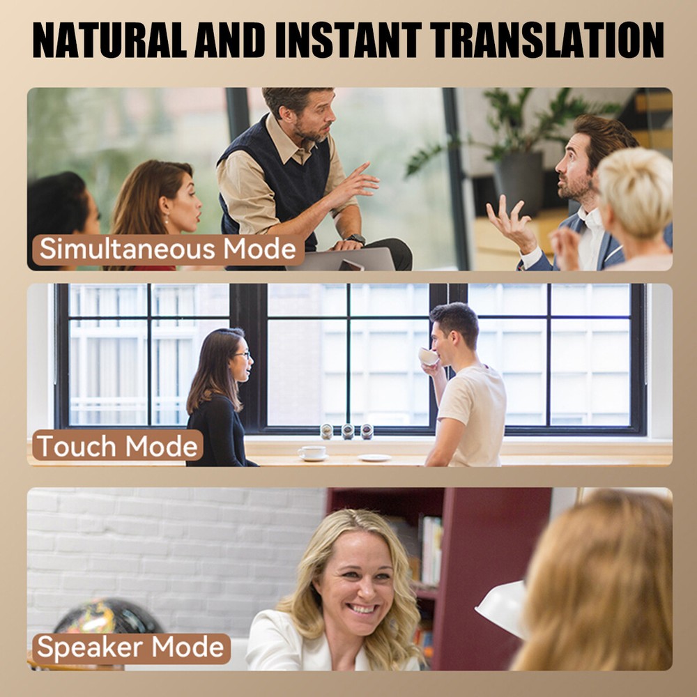 AI Language Translator Device Real-time Smart Instant Voice 200+ Languages