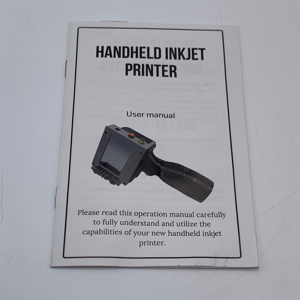 Print Peak Handheld Inkjet Printer For Multi-Surface 25.4mm/1"