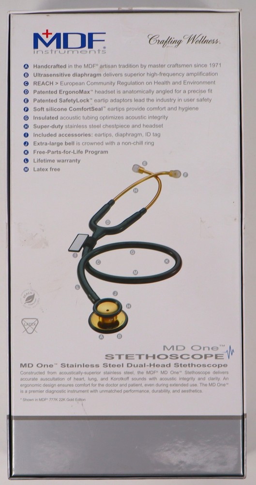 MDF® MD One™ STETHOSCOPE - PINK Open Box Unused