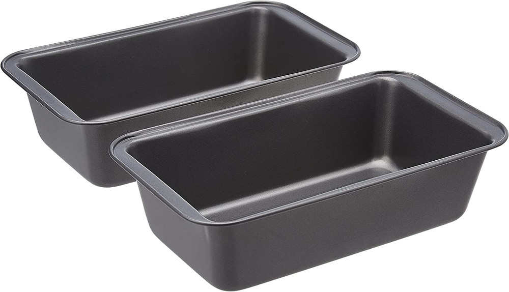 Rectangular Nonstick Bread Loaf Pan for Baking Meatloaf with Even Heat Distribut