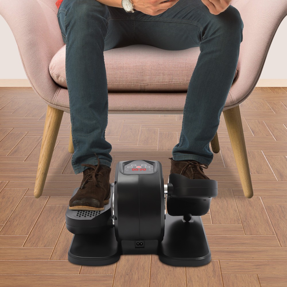 Mini Under Desk Electric Elliptical Machine with LED Display and Remote Control