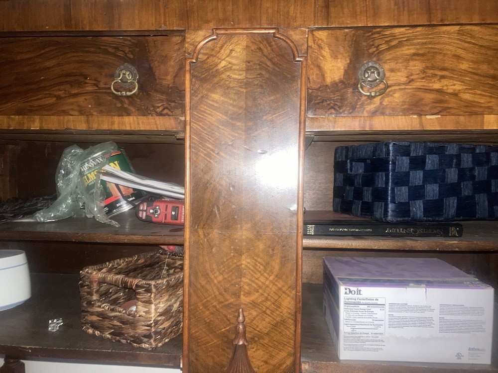 Antique Sideboard Buffet Storage Cabinet