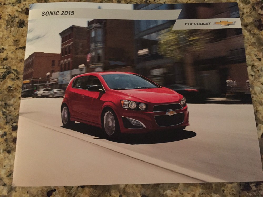 2015 Chevy Sonic 32-page Original Sales Brochure