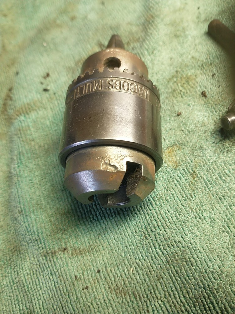 Vintage Jacobs Chuck Multicraft MC8K26A 5/16"-1/2"