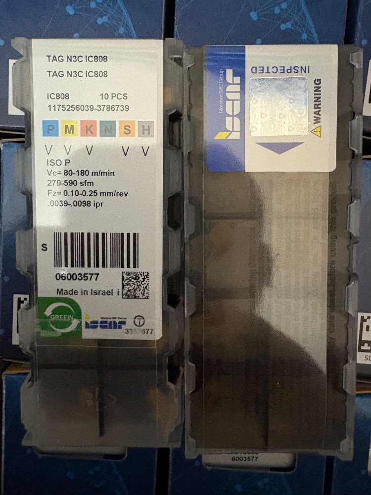 TAG N3C IC808/ISCAR  10 PCS