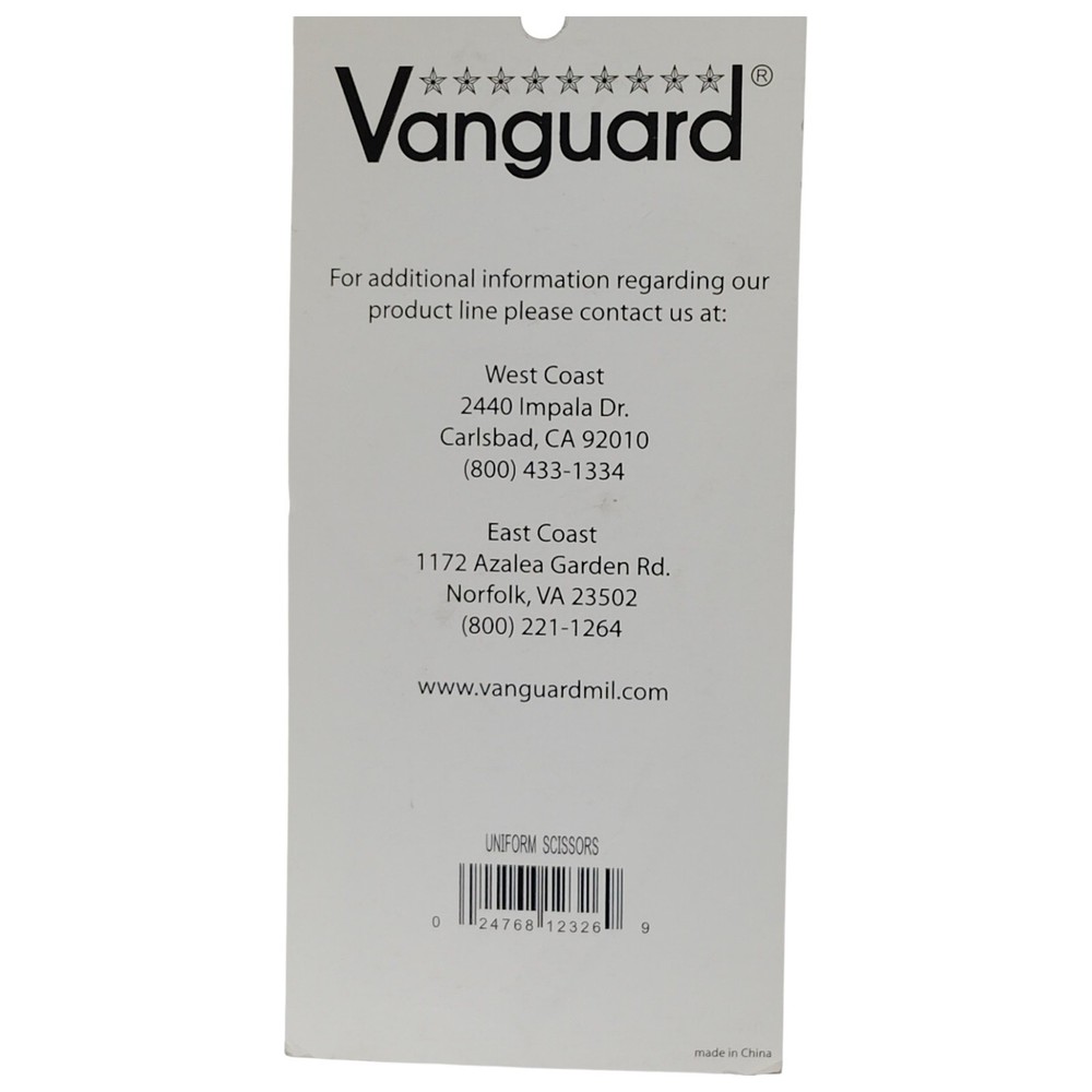 Vanguard Uniform Scissors – Military Issue – All Branches, NIP