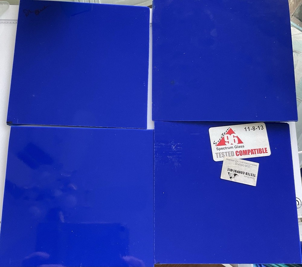 COE 96 Dark Blue 6”x6” One Square Ft.