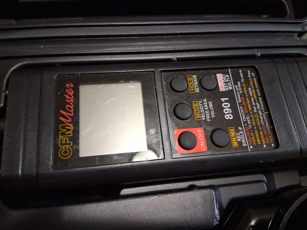 CFM Master 8901 Thermo Anenometer