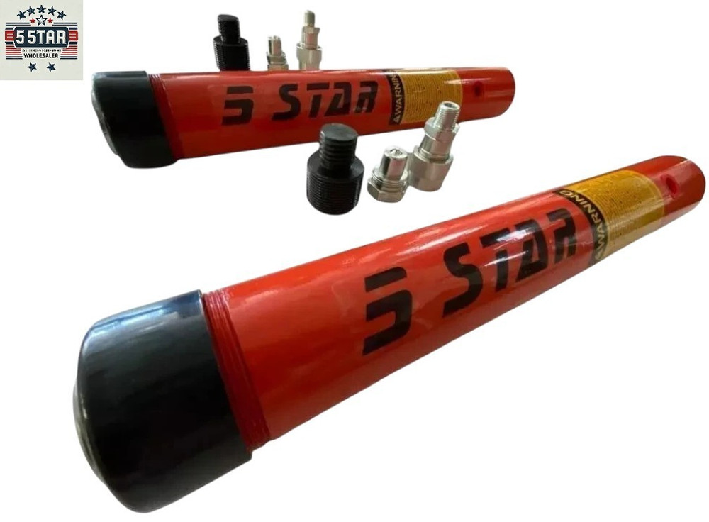 TWO HYDRAULIC RAMS 10 TON 10 INCH STROKE AUTO BODY FRAME MACHINE/ PULLING POSTS