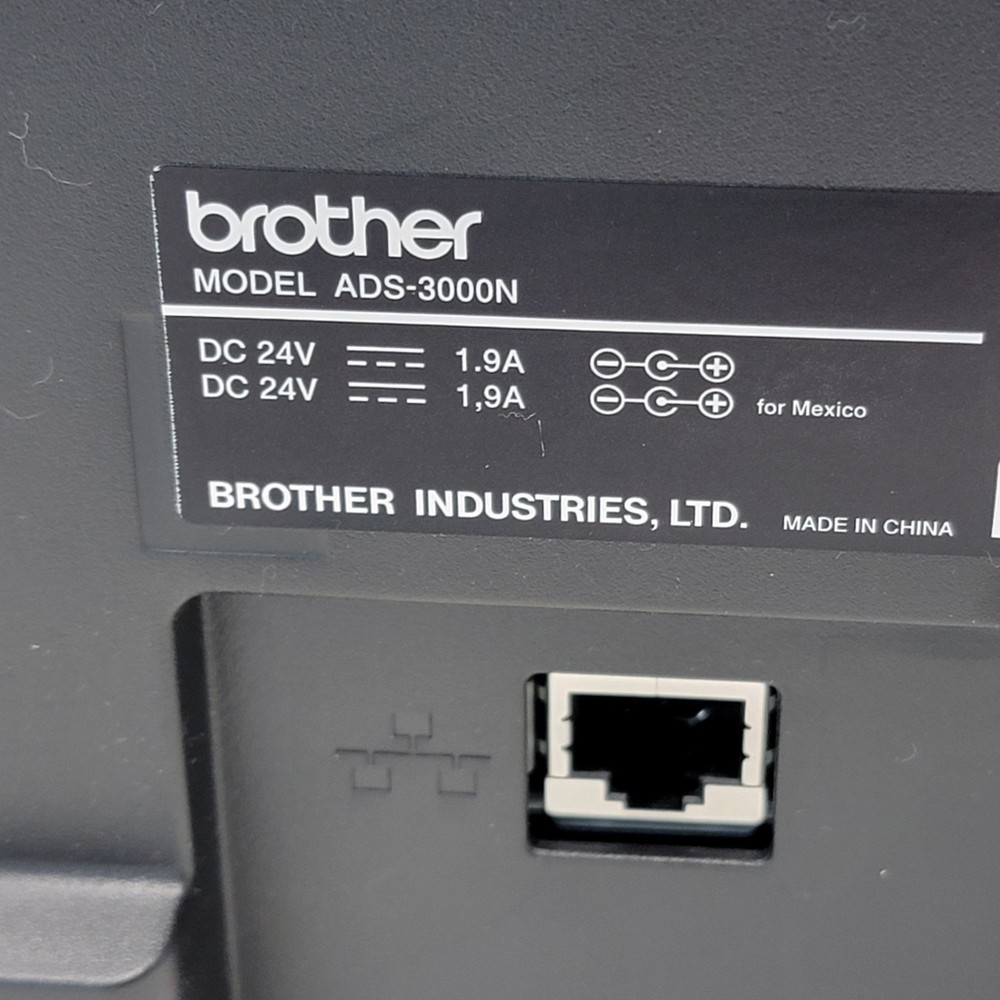 Brother ADS-3000n High Speed Desktop Color Duplex Network Document Scanner