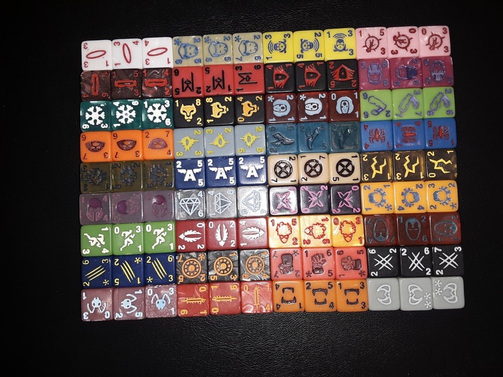 Dice Masters - Uncanny X-Men - Starter/C/C/UC run plus 3 dice per