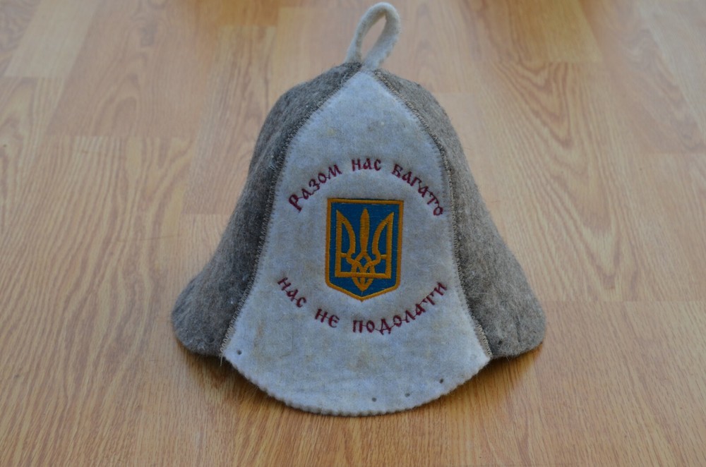 Hat sauna spa hat, wool hat bath, a bathhouse, a sheep's felt hat, a gift idea s