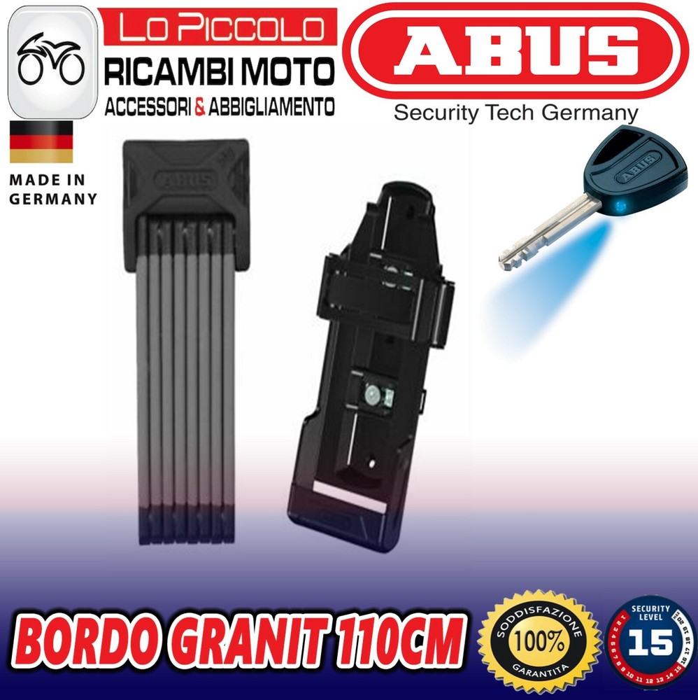 Abus 6500/110, Sh, Edge, Granite X-Plus Big, Bicycle Lock 110cm