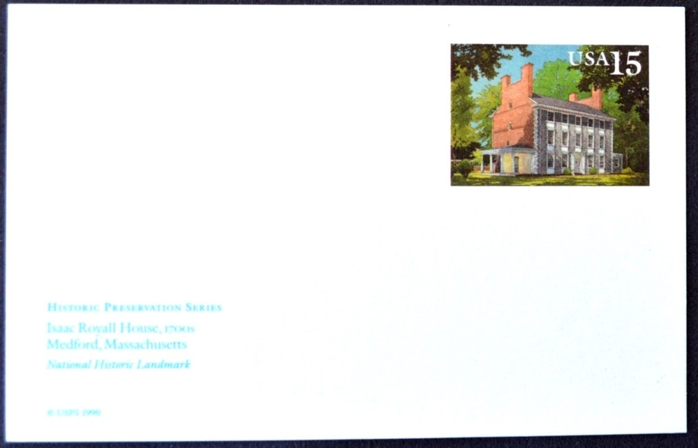 1990 US Sc. #UX148 mint postal card, 15 cent, sharp corners, excellent shape