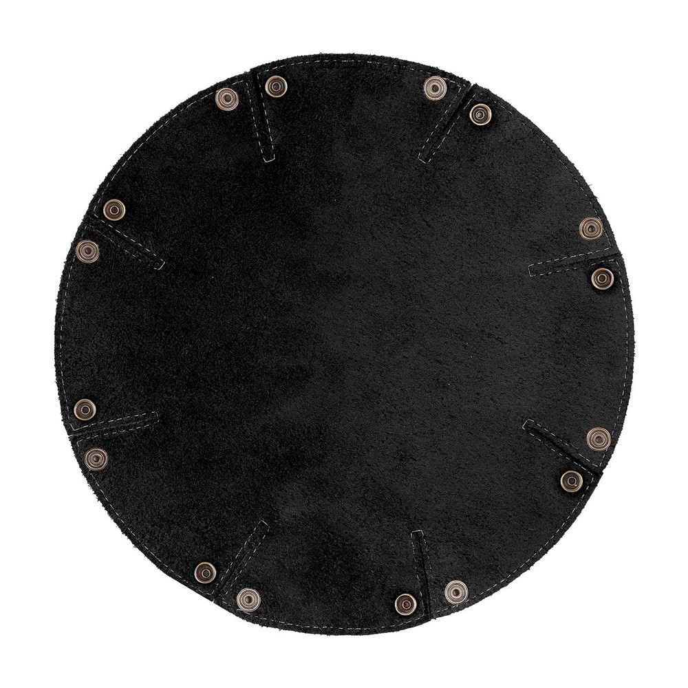 Londo Genuine Leather Round Tray Organizer - Practical Storage Box for Wallet...
