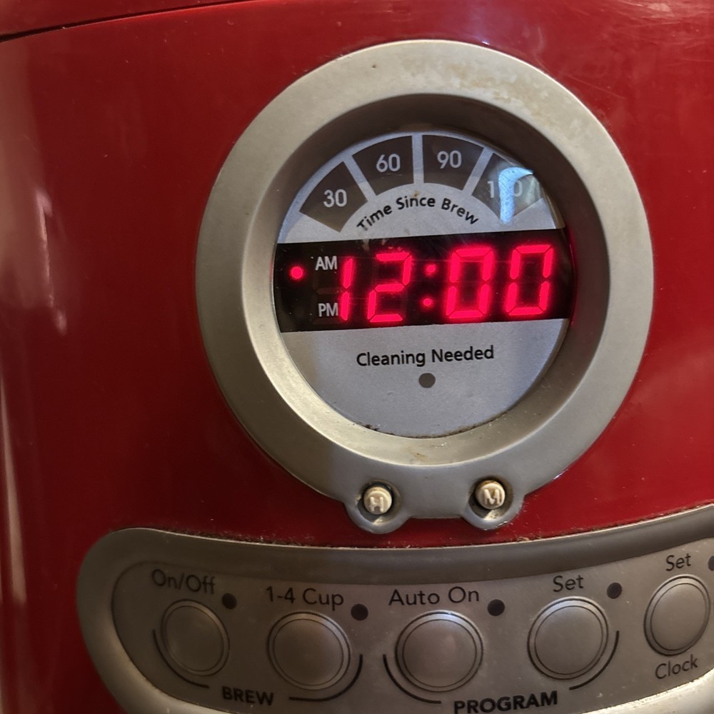 KitchenAid KCM511ER 10-Cup Programmable Coffee Maker RED