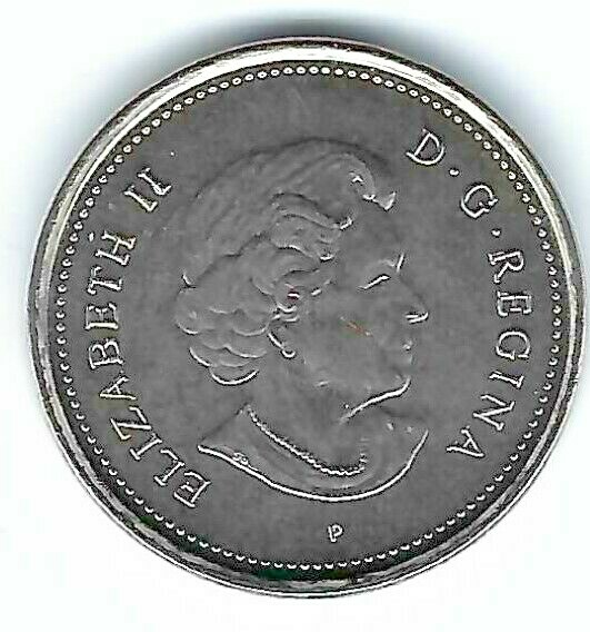 2006-P Type Canadian Brilliant Uncirculated 5 Cent Coin!