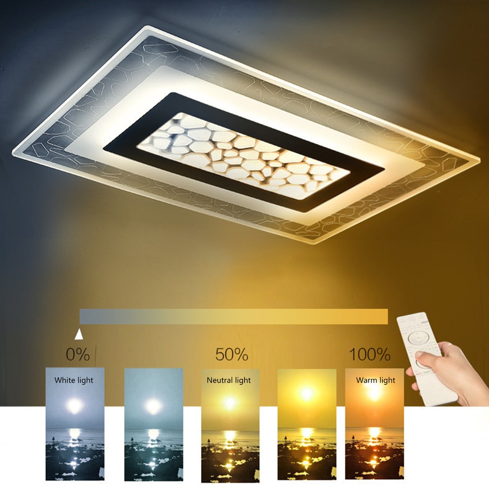 Modern Acrylic Flush Mount LED Ceiling Light Kitchen Bedroom Down Lighting Lamp