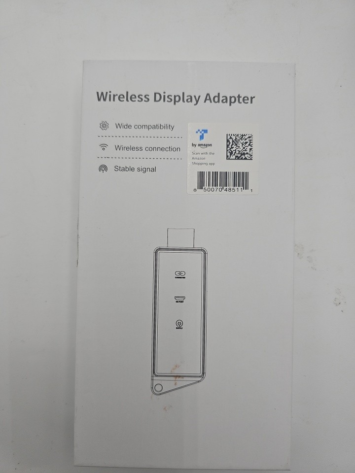 BRAIDOL Q8PLUS Wireless HDMI Display Dongle Adapter Gunmetal Case OPEN BOX