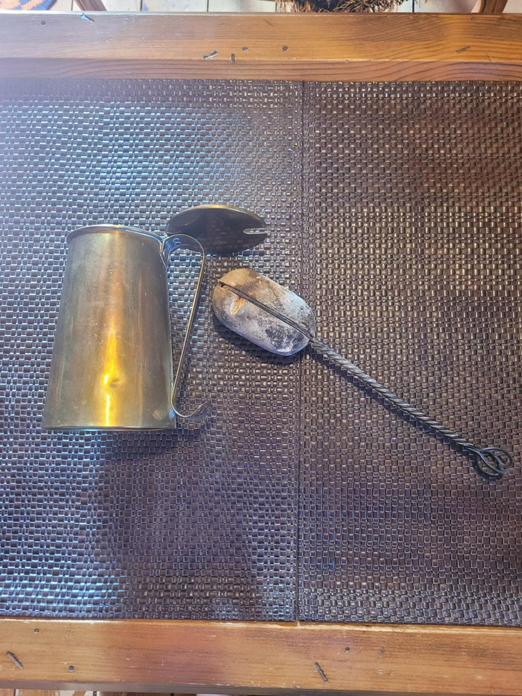 Antique Cape Cod Shop Brass Fire Starter