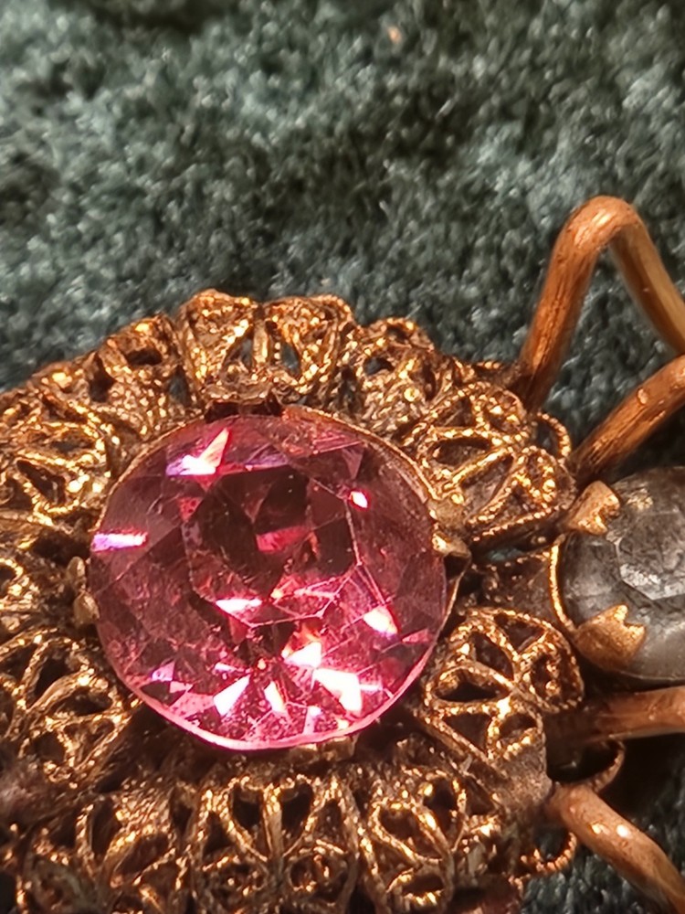 Czechoslovakian Spider Brooch
