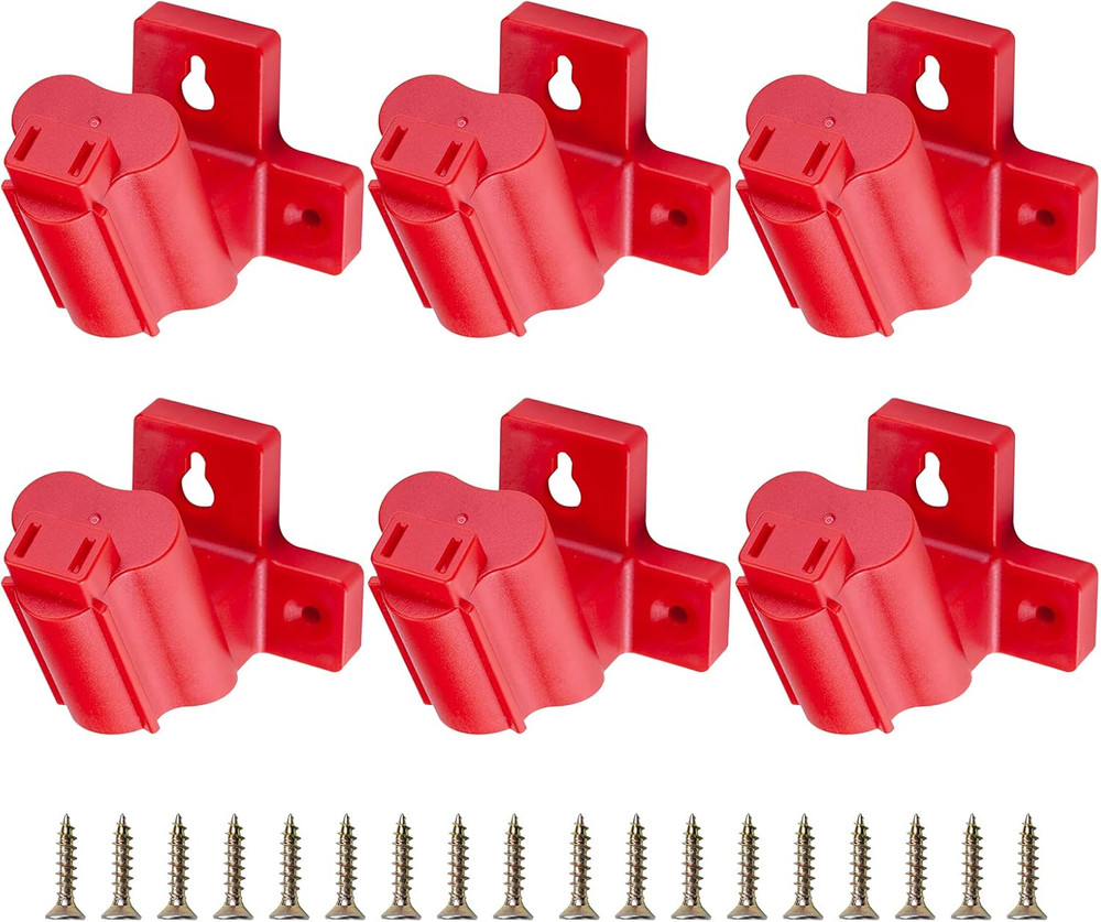 6-Pack Tool Holder Mount for Milwaukee 12V Drill - Power Tool Storage Solution