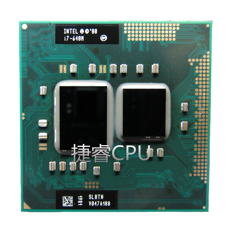 Intel Core i7-640M 2.8 GHz 4M Dual Core Processor Laptop CPU G1 SLBTN Socket G1