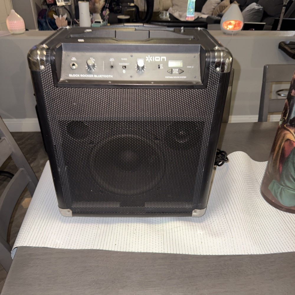 Ion Block Rocker Bluetooth Speaker Works Read Description