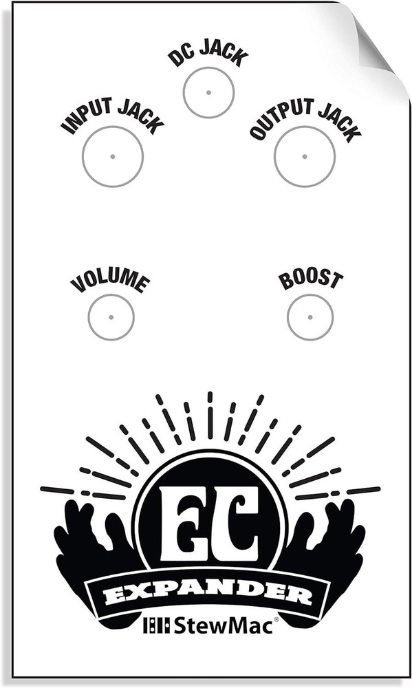 StewMac EC Expander Pedal Kit, With White Enclosure