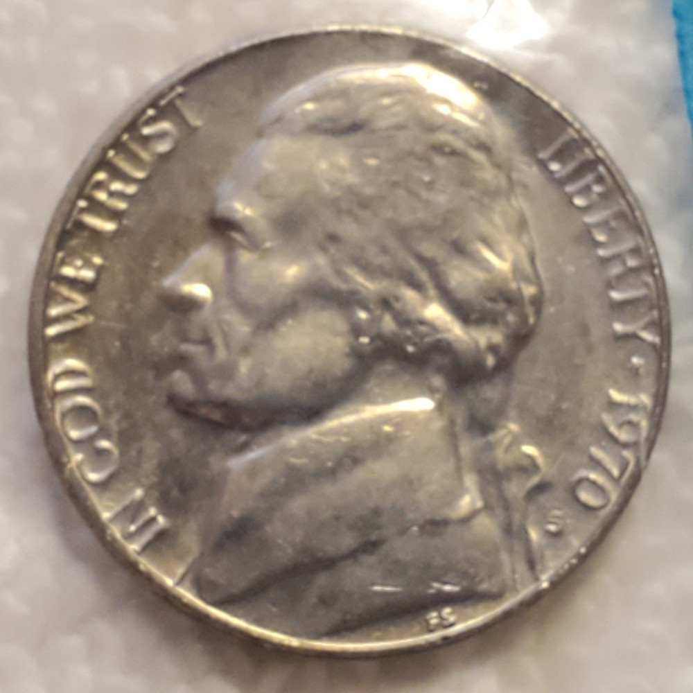 1970 P & S US Mint Set BU 5-coins