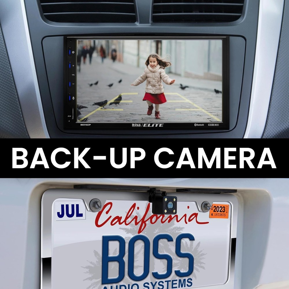 Boss Audio System ELITE BE7ACP-C Digital Multimedia Receiver + Camera-OPEN BOX!
