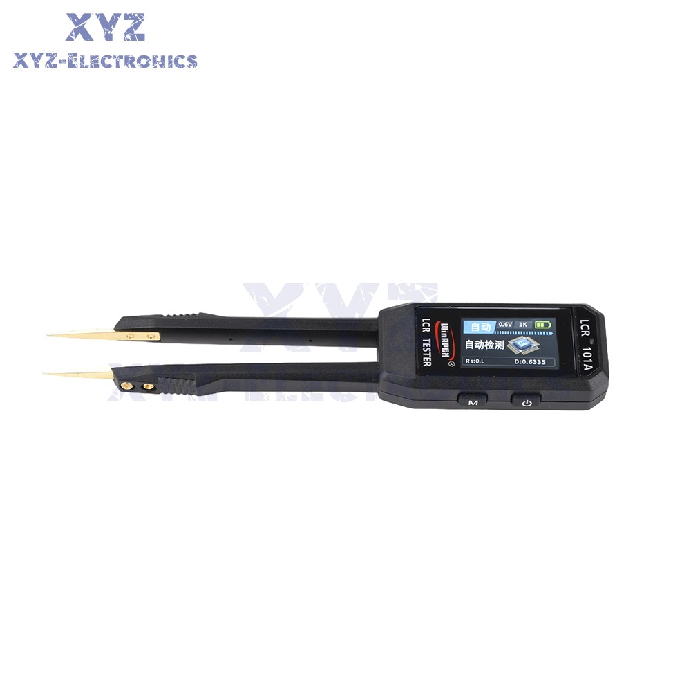 Mini Smart Tweezer LCR Meter SMD ESR Ohm Capacitance Inductance Diode Test TypeC