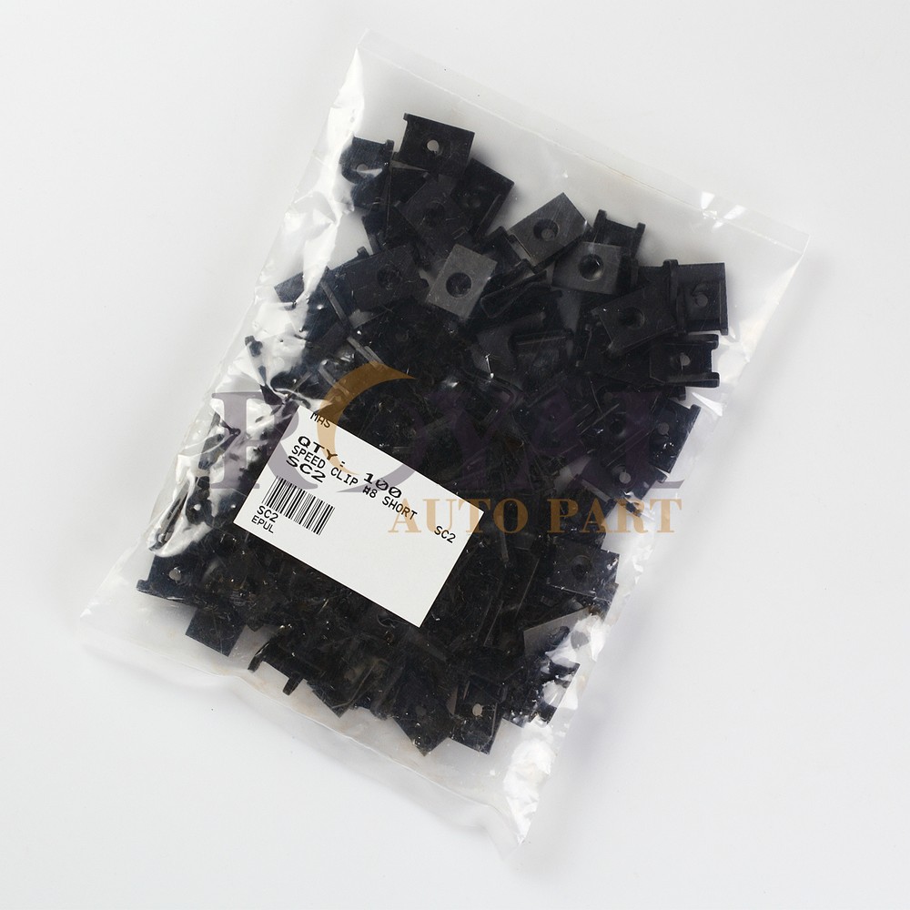 (100) #8 Speed Clips Short U Type Screws