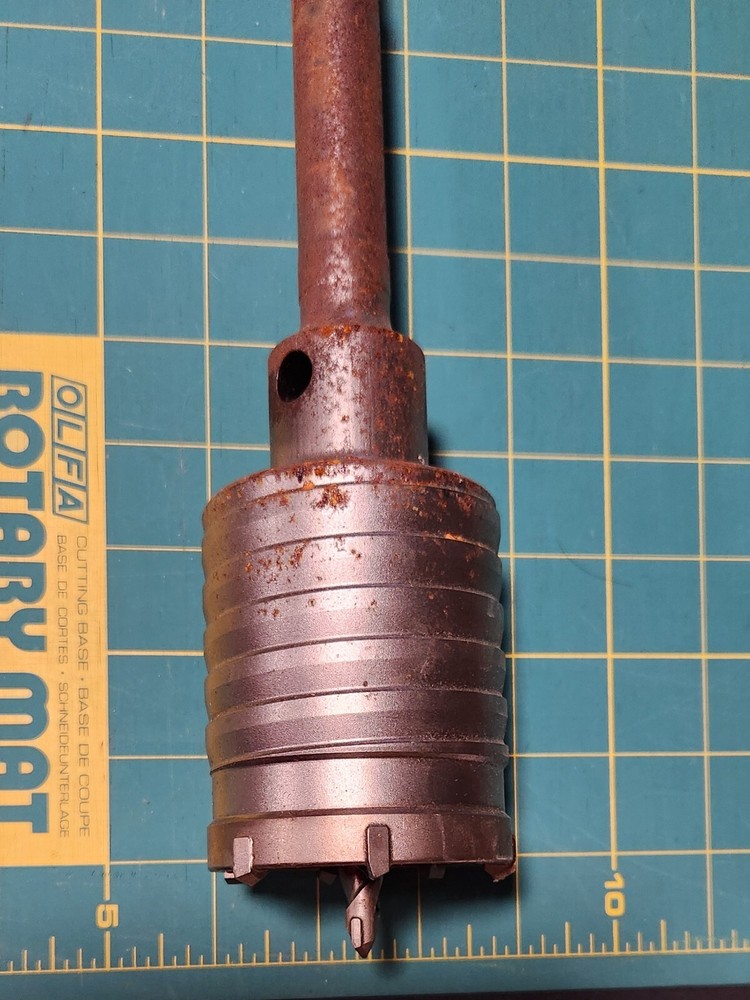 One Piece Spline Core Bit 2-5/8" X 22"