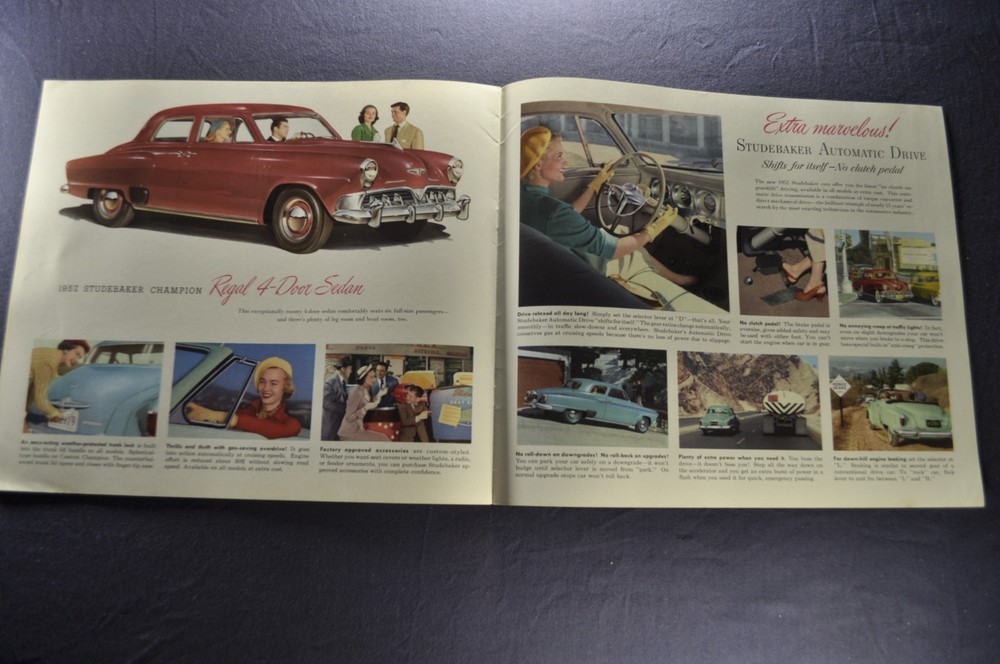 1952 Studebaker Brochure Commander Champion Land Cruiser Excellent Original 52