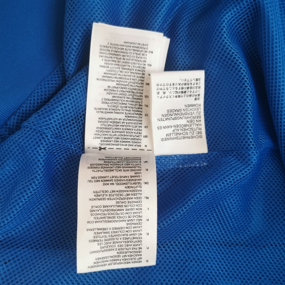 Adidas Track jacket Blue Black size Large Climacool