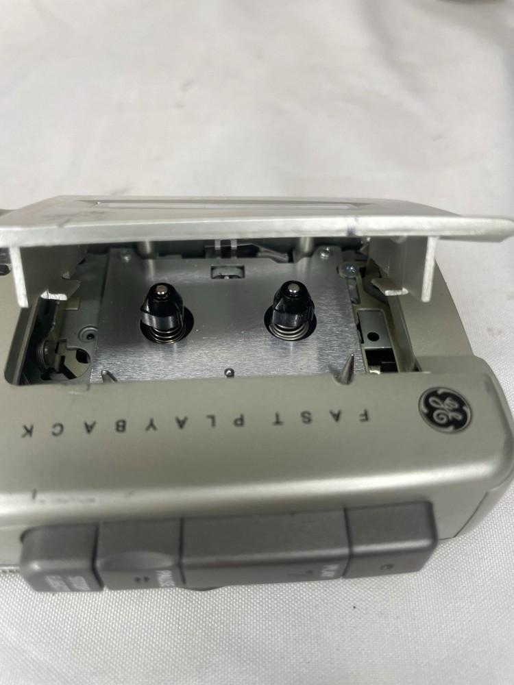 GE 3-5375A AVR Fast Playback Micro Cassette Recorder - TESTED!