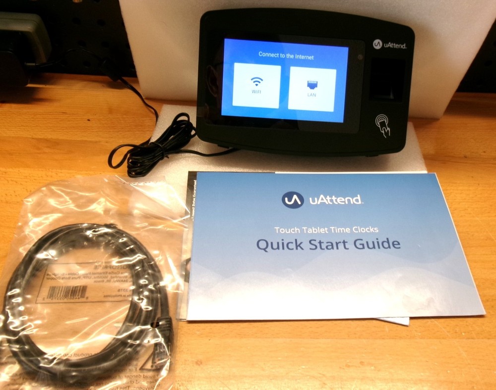 uAttend Cloud Connected Biometric Attendance System | JR2000 | Open Box