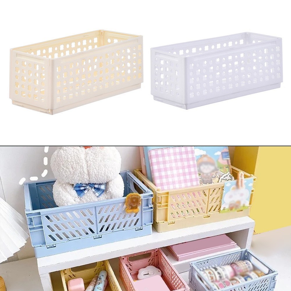 Clutter-free Folding Storage Basket Creative Aesthetics Easy Maintenance