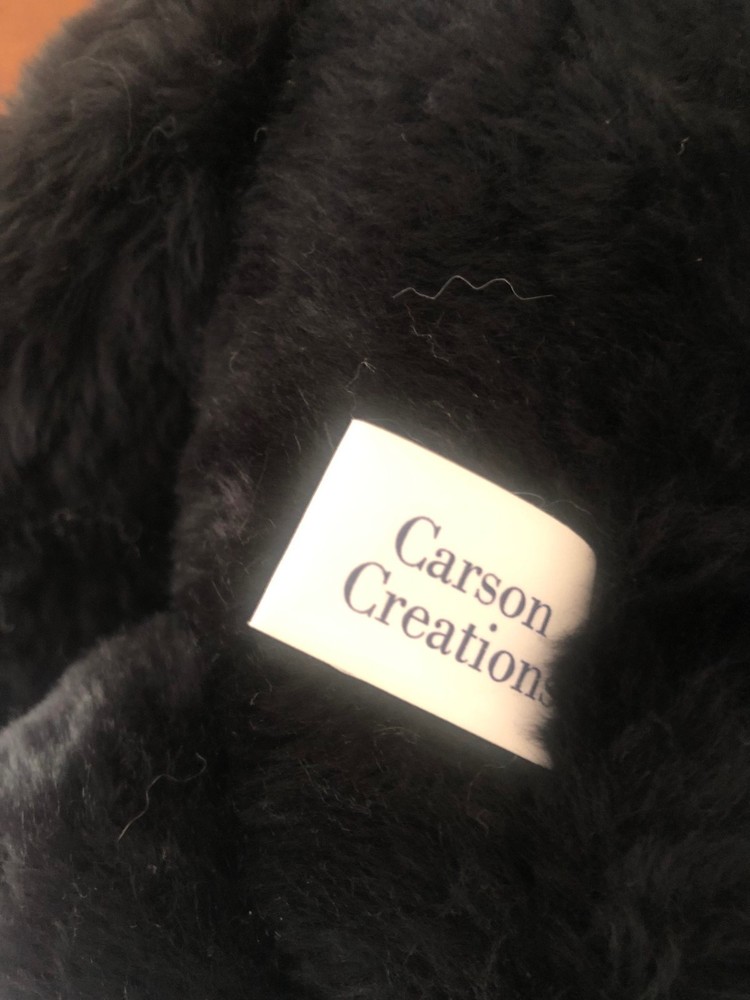 Vintage Carson Creations Handcrafted Bear Chubby Checker jointed stuffed plush