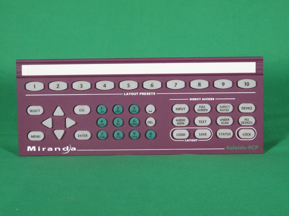 Miranda Kaleido-RCP Remote Control Panel