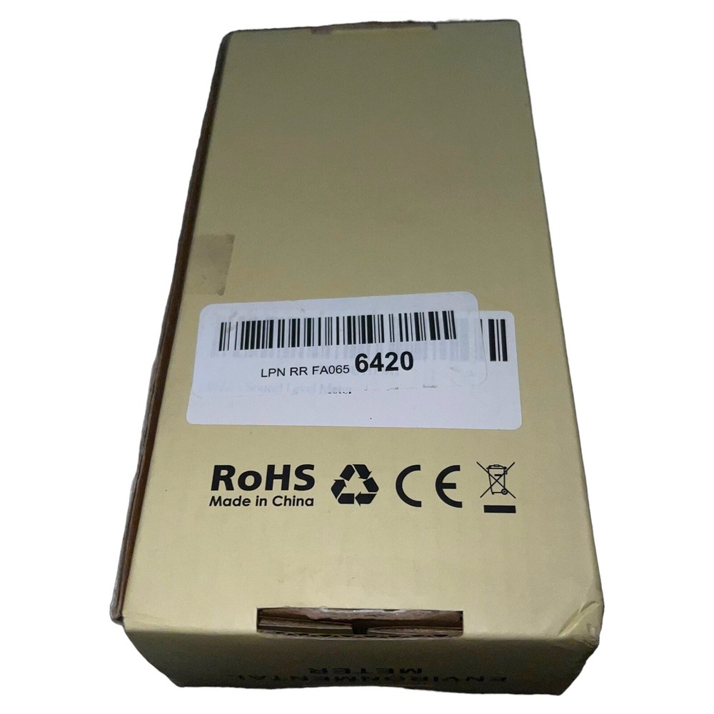 Protmex Sound Level Meter, HT602A Environmental Meter New Open Box