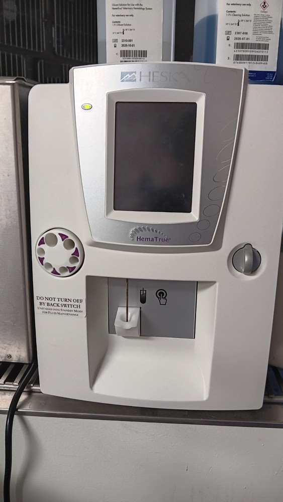 Heska HemaTrue  Hematology Analyzer - Untested, as-is