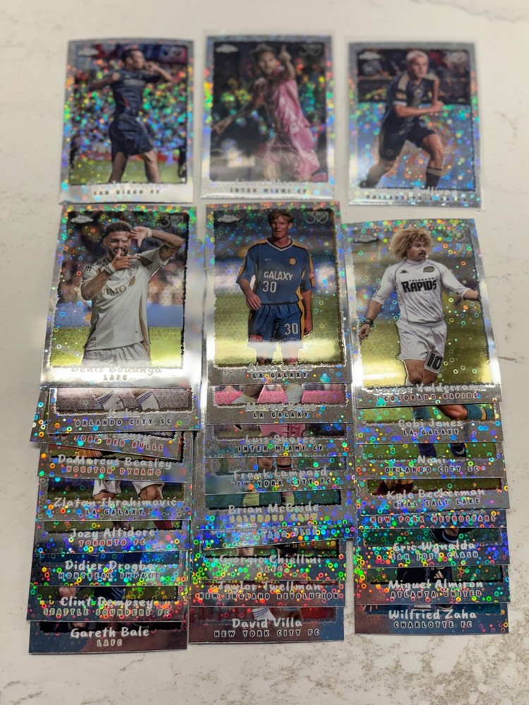 2025 Topps Chrome MLS 30th Anniversary Refractor Inserts - YOU PICK