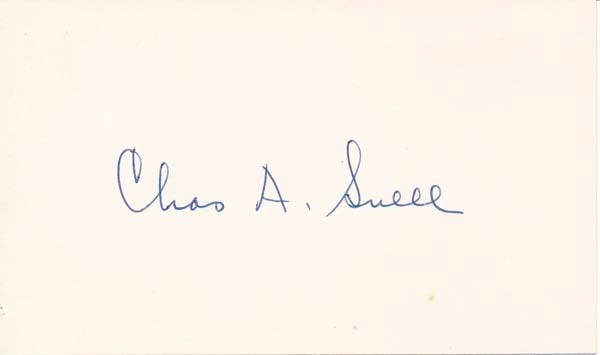 Charles A SNELL / Signature Signed