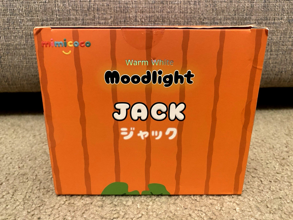 MIMICOCO PUMPKIN JACK MOODLIGHT HALLOWEEN NIGHT LIGHT BATTERY POWERED (NEW)